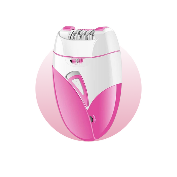 Rechargeable Women Epilator Electric Facial Body Hair Remover Bikini Trimmer Rotating Female Epilator for Face Leg with Light